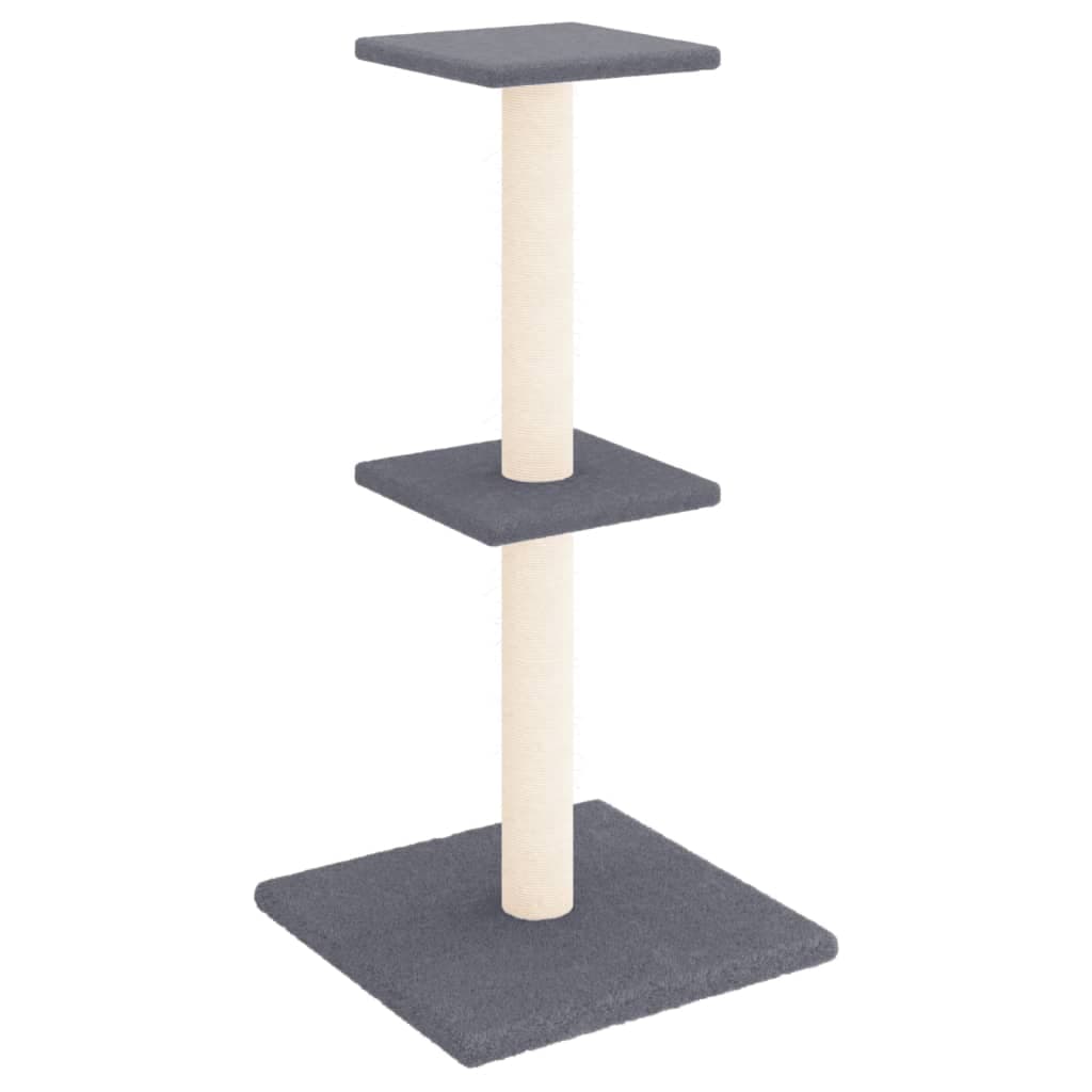 Arbre à Chat Ambroise - Gris foncé 73 cm - arbre à chat Félin Perché