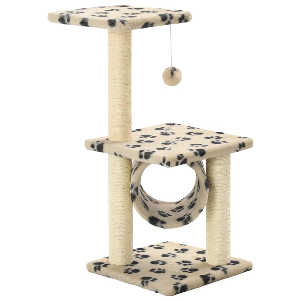 Arbre à Chat Argento - Beige 65 cm - arbre à chat Félin Perché