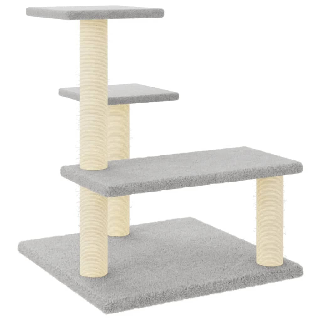 Arbre à Chat Aurea - Gris clair 61 cm - arbre à chat Félin Perché