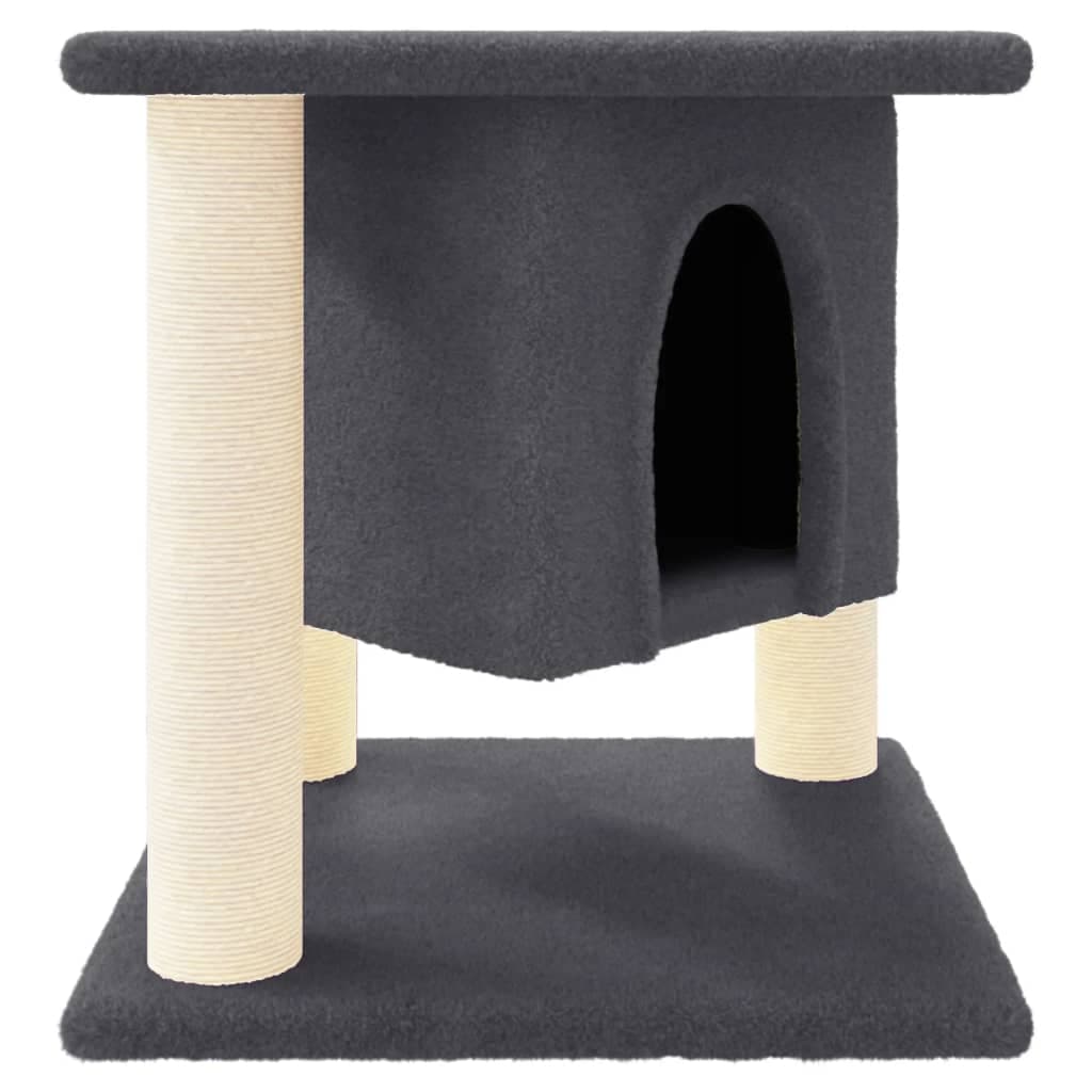 Arbre à Chat Aurea - Gris foncé 37 cm - arbre à chat Félin Perché