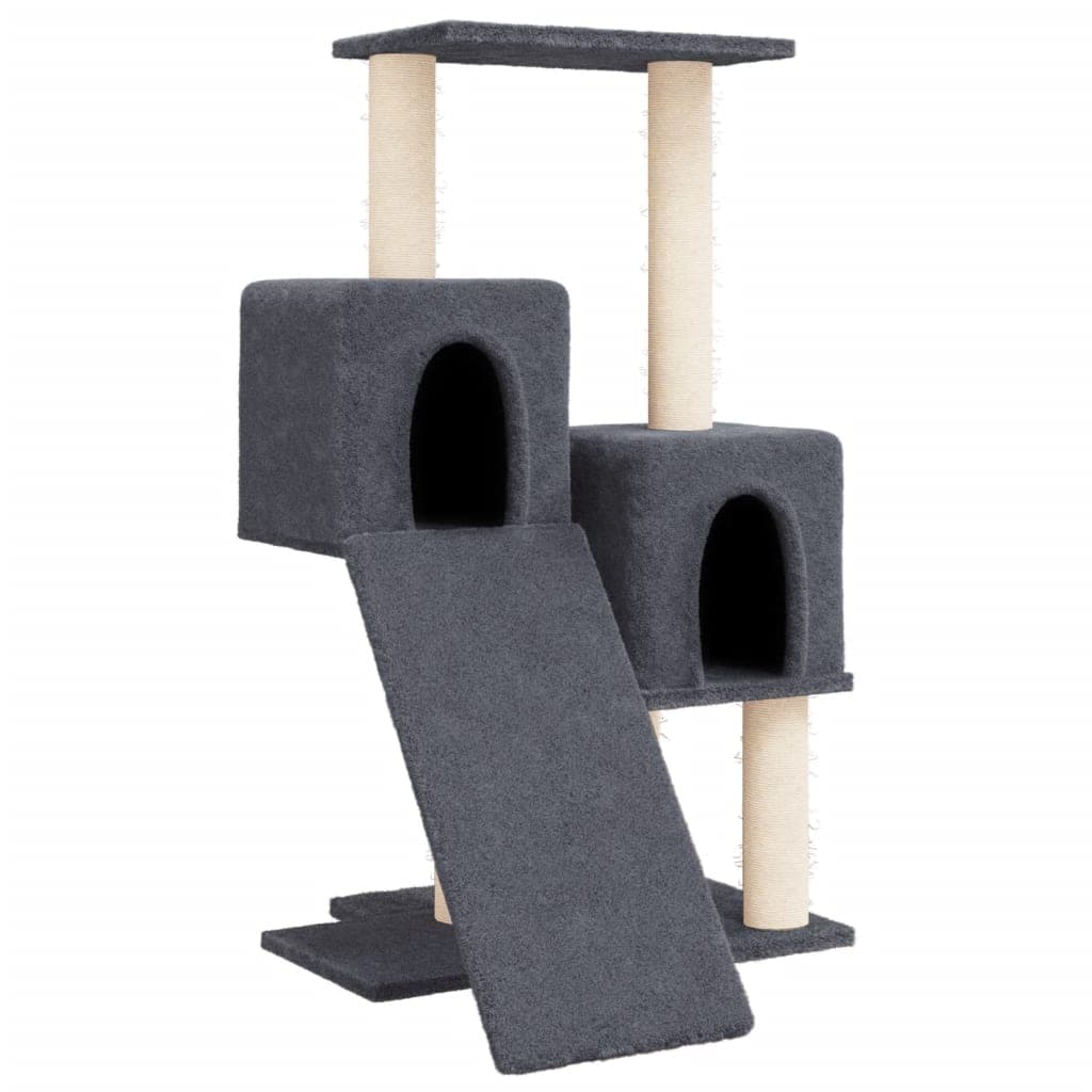 Arbre à Chat Florine - Gris foncé 82 cm - arbre à chat Félin Perché