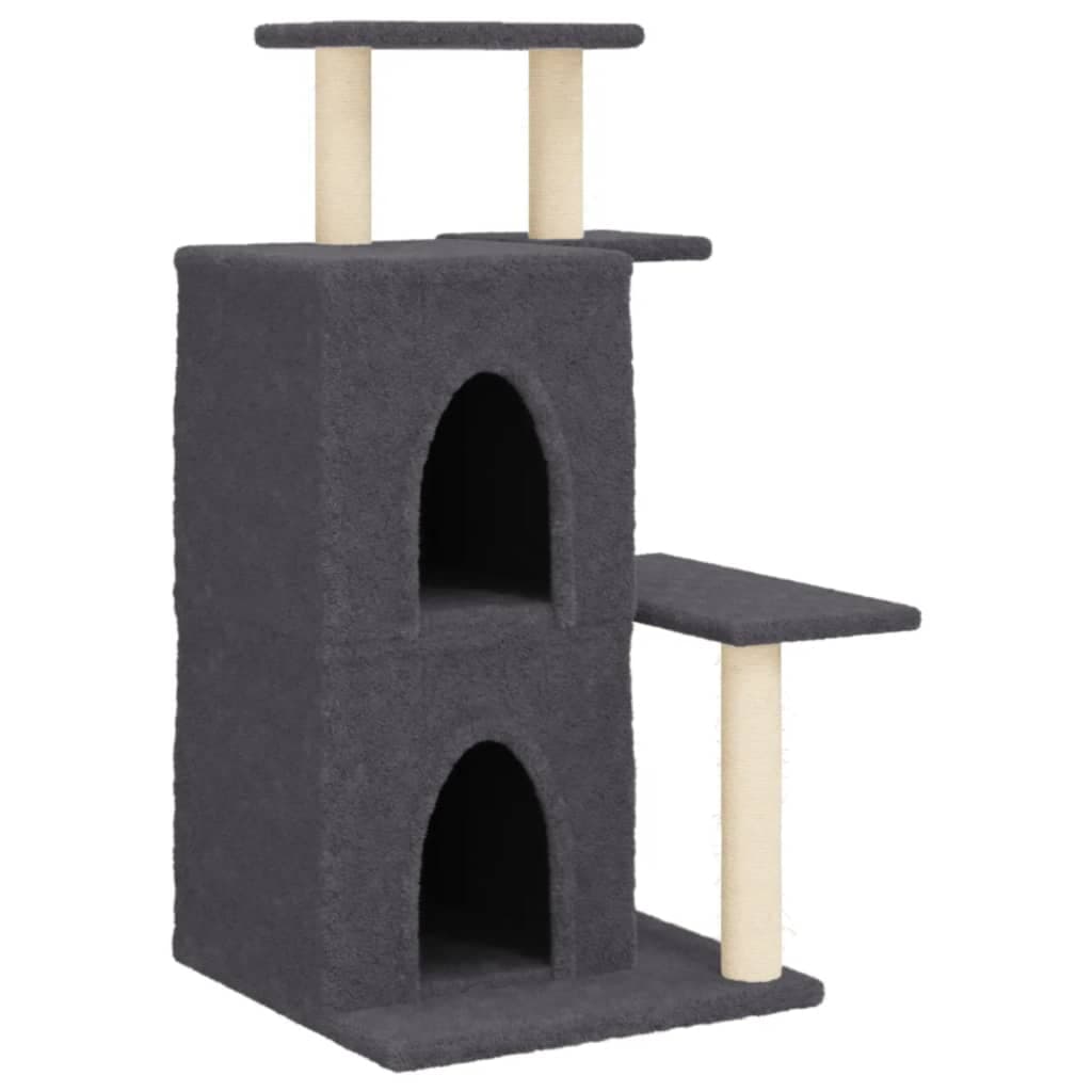 Arbre à Chat Héra - Gris foncé 97 cm - arbre à chat Félin Perché