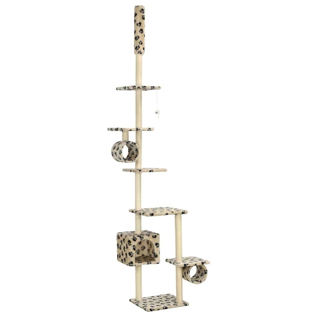 Arbre à Chat Léda - Beige 260 cm - arbre à chat Félin Perché