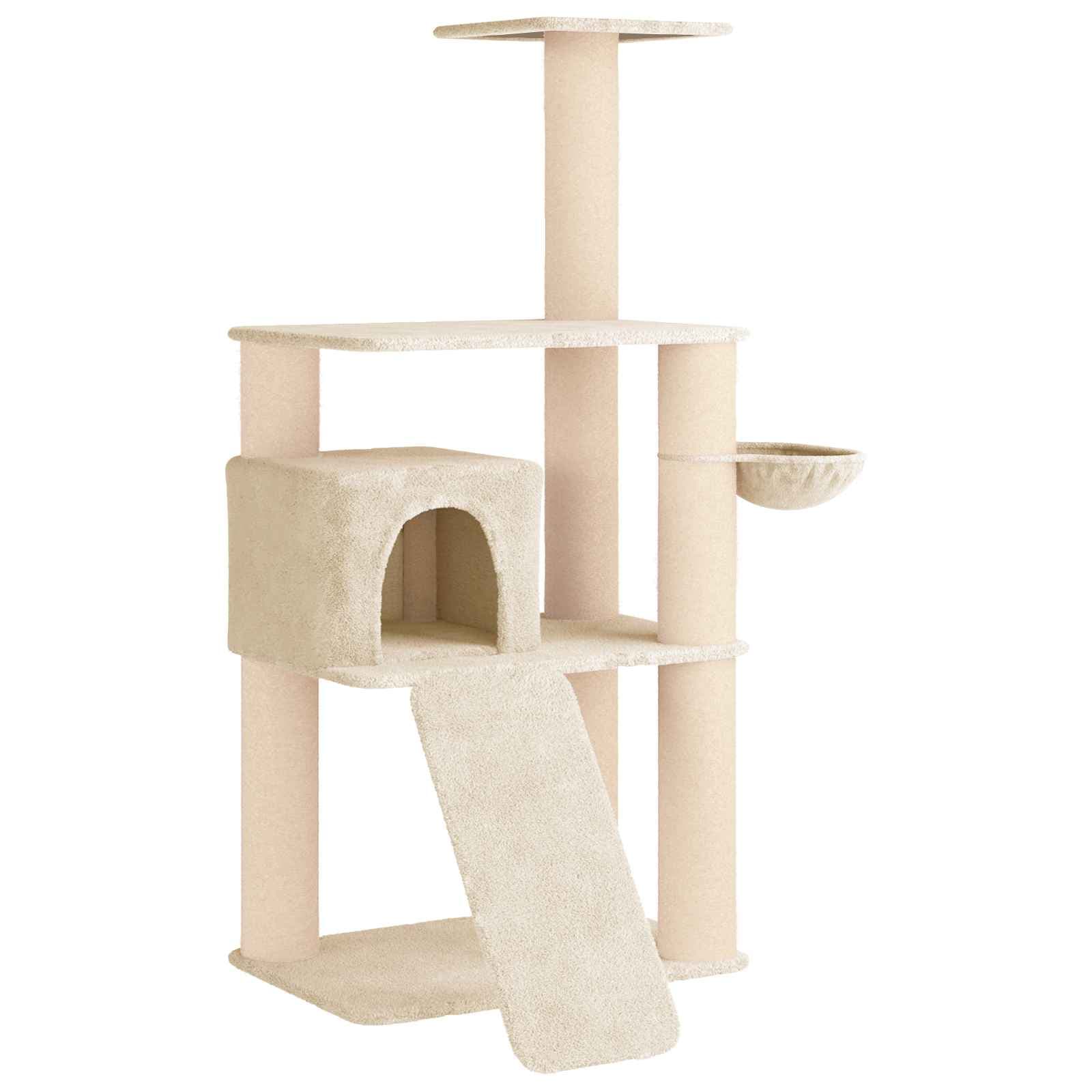 Arbre à Chat Léda - Crème 173 cm - arbre à chat Félin Perché