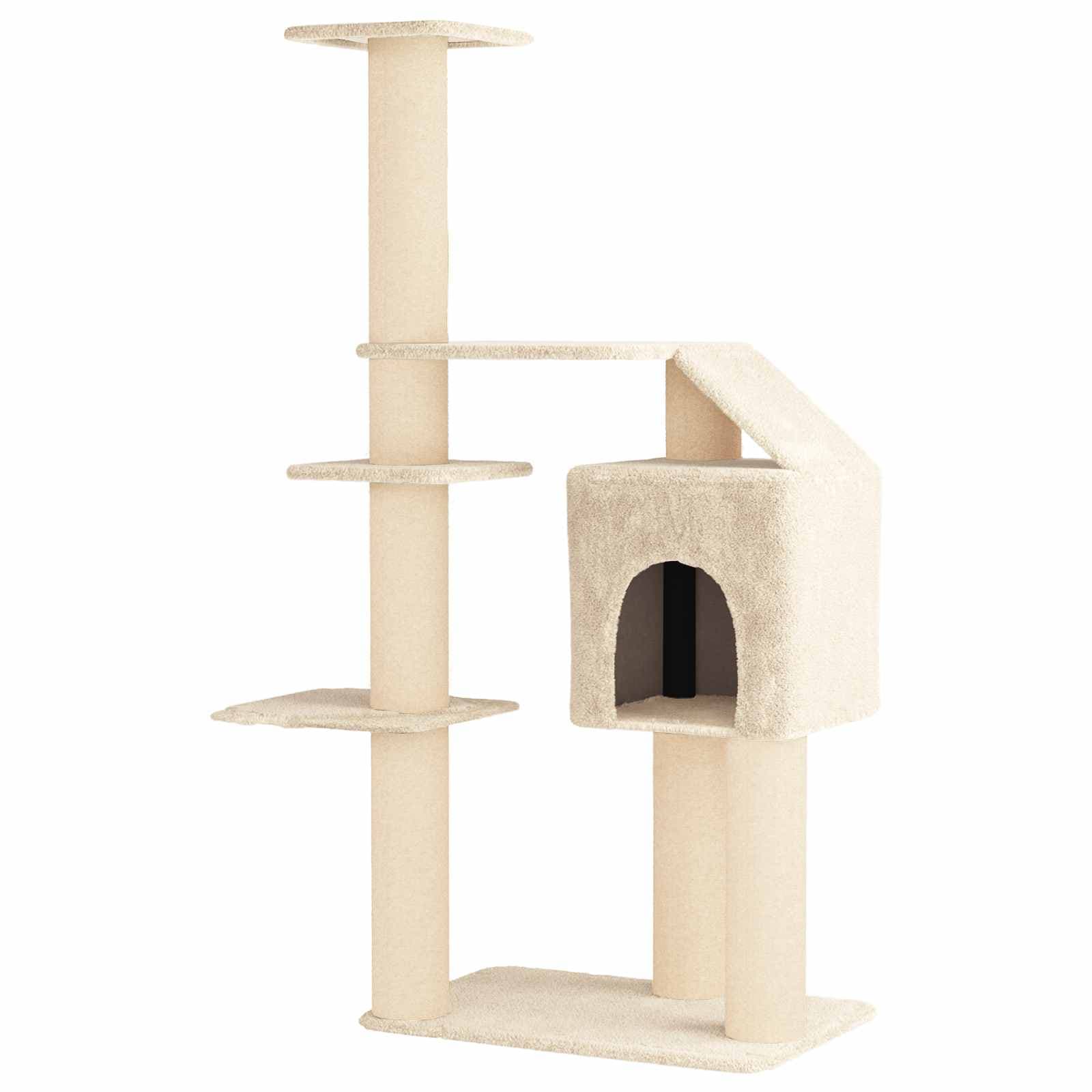 Arbre à Chat Nyx - Crème 183 cm - arbre à chat Félin Perché