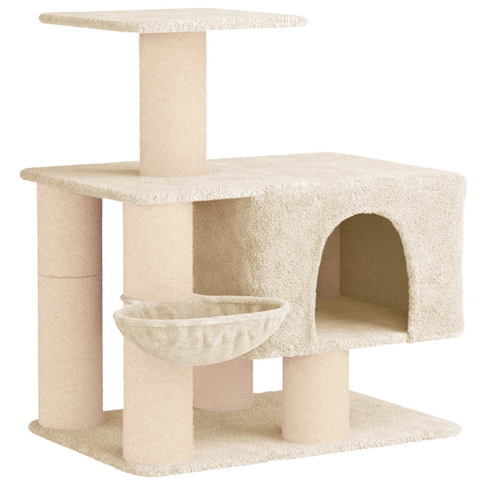 Arbre à Chat Perle - Crème 96 cm - arbre à chat Félin Perché