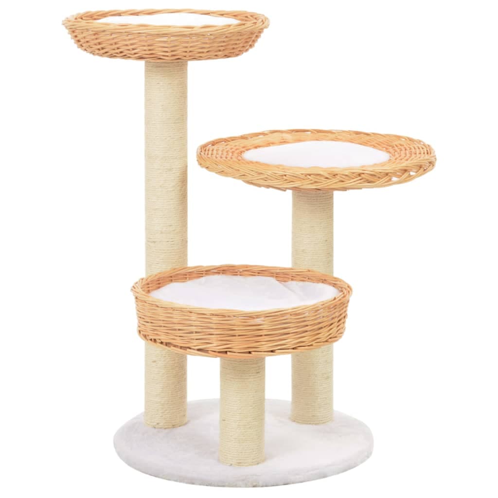 Arbre à Chat Pivoine - Naturelle 68 cm - arbre à chat Félin Perché