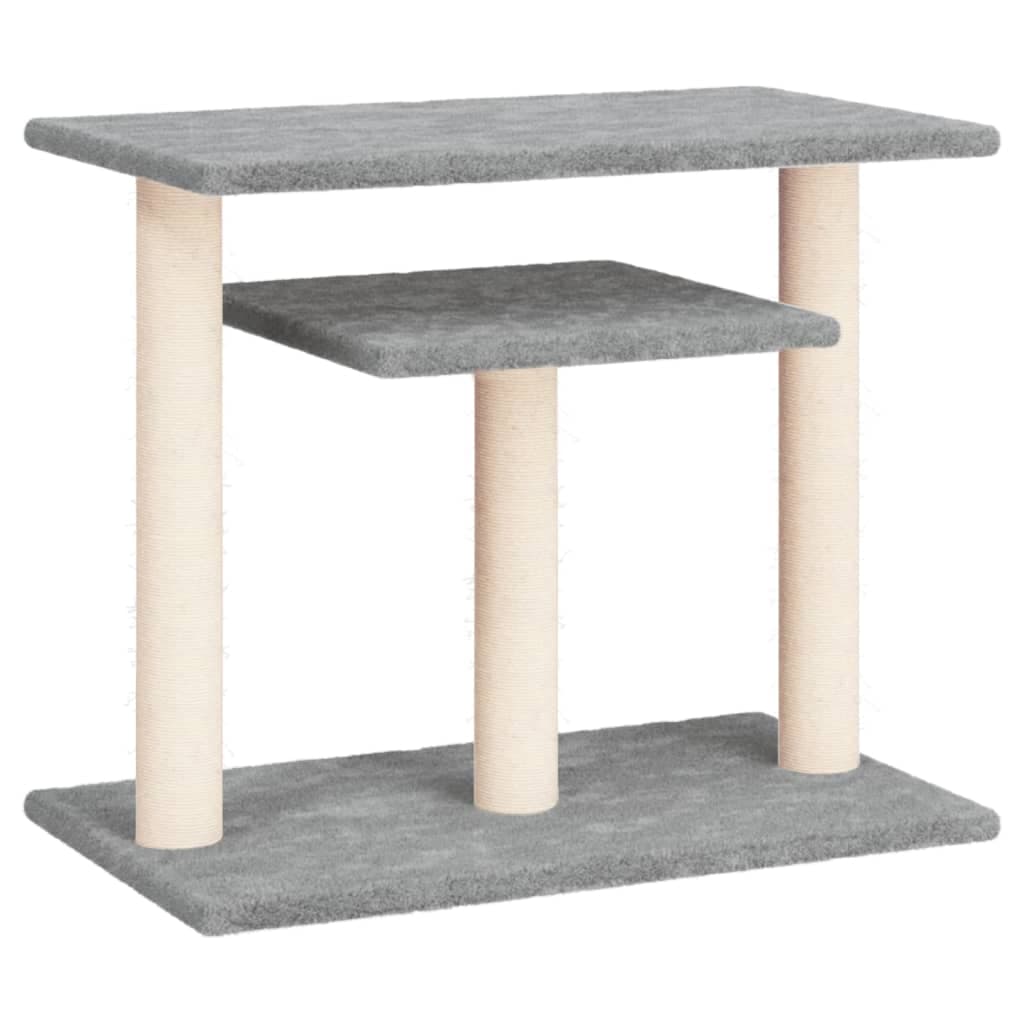 Arbre à Chat Quercus - Gris clair 62,5 cm - arbre à chat Félin Perché
