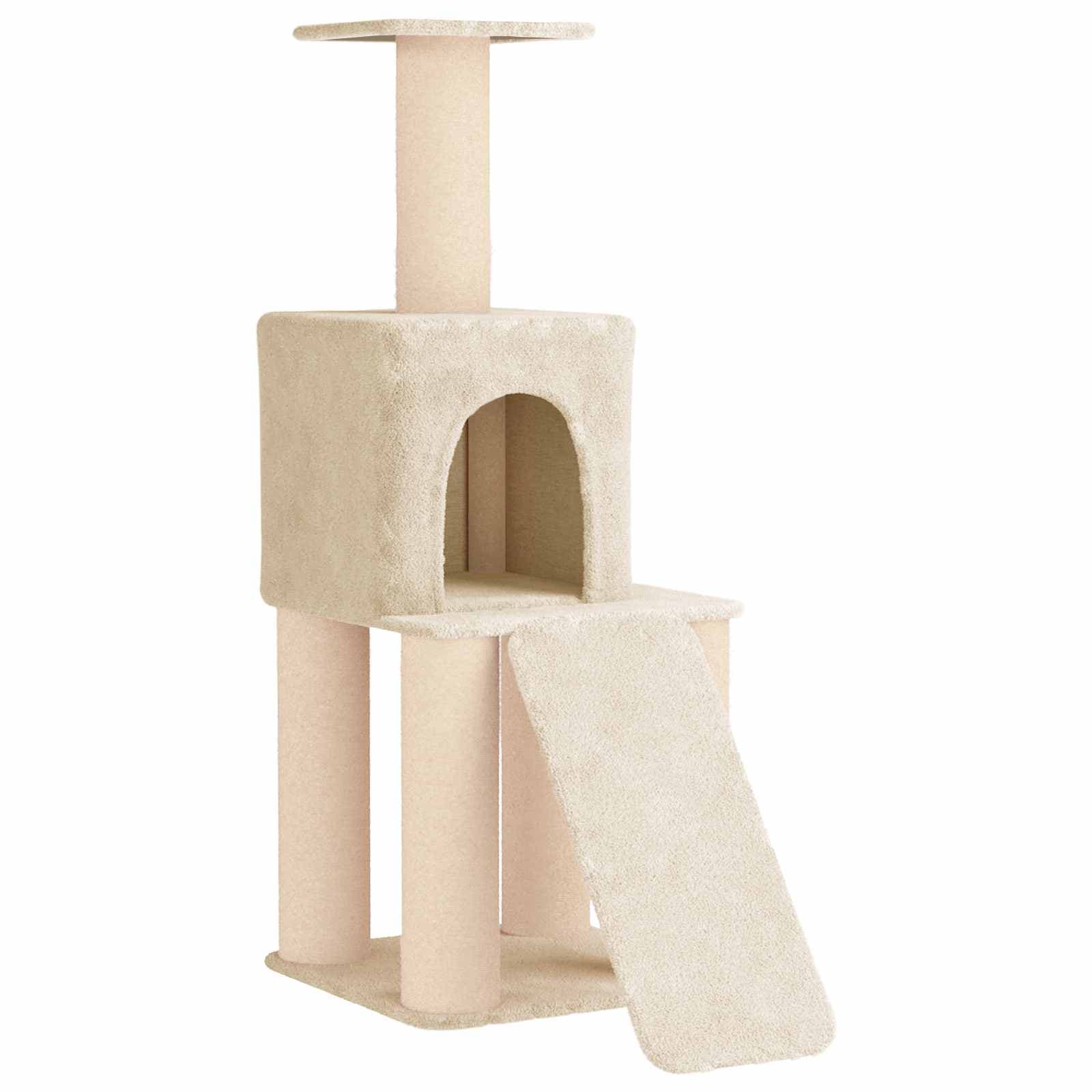 Arbre à Chat Vesta - Crème 146 cm - arbre à chat Félin Perché