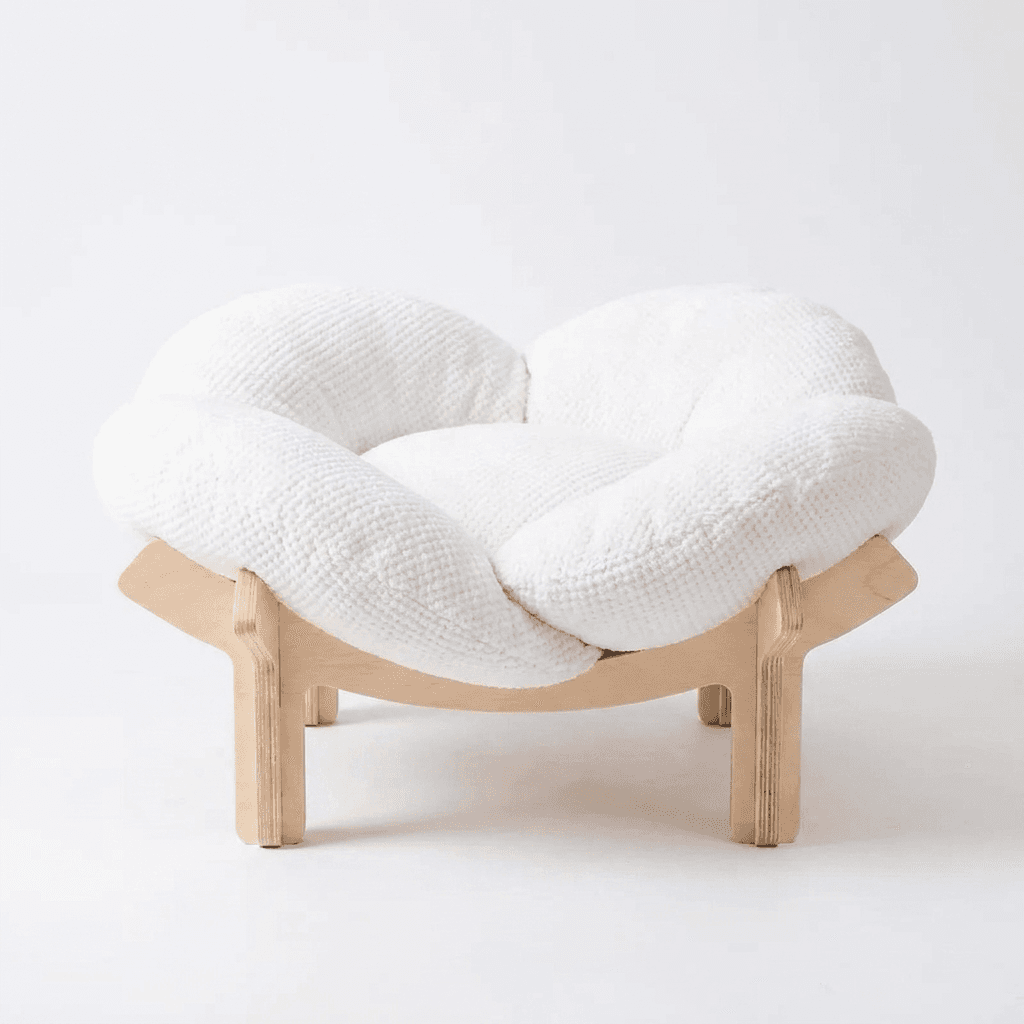 Lit pour Chat Sieste - Blanc - arbre à chat Félin Perché