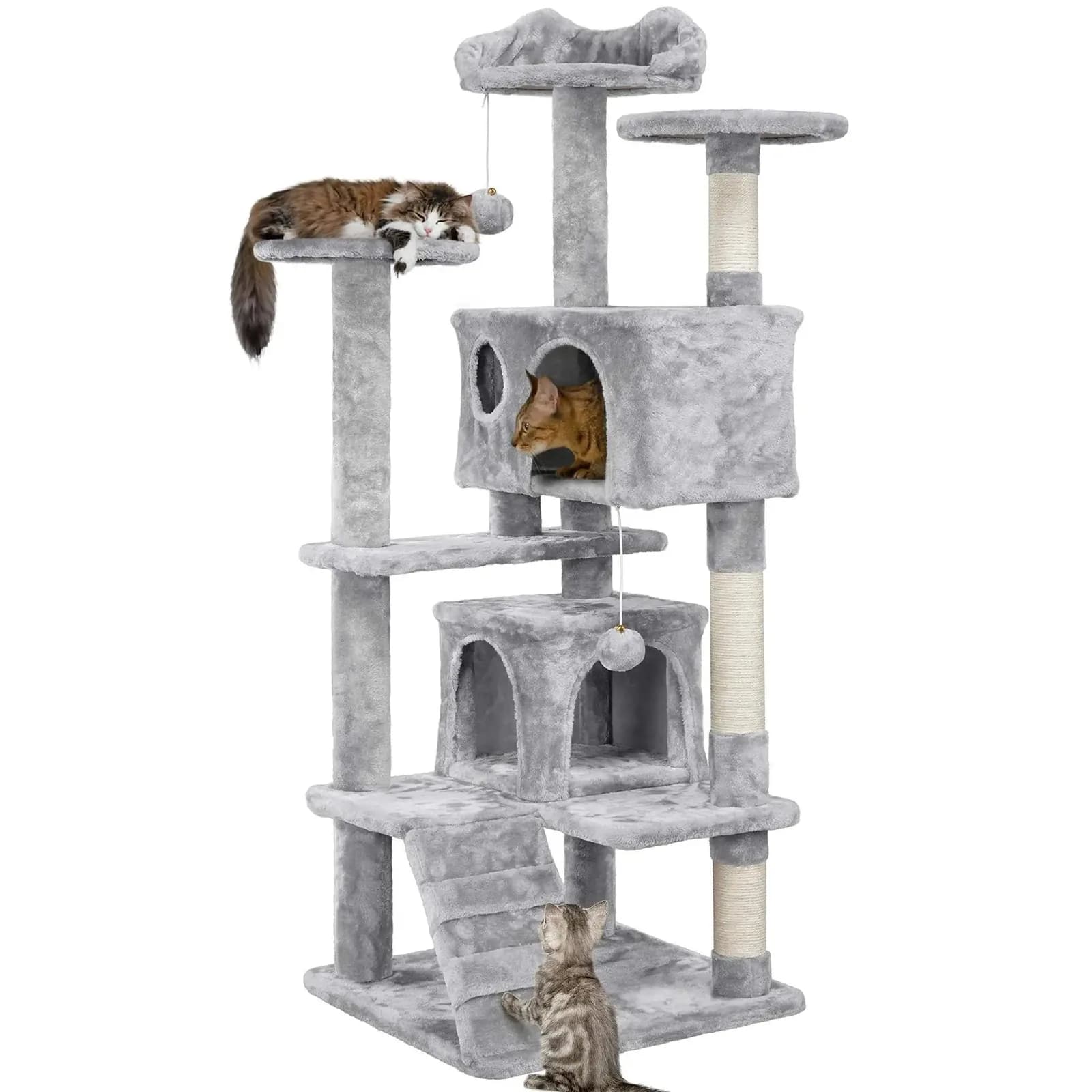 Arbre à Chat Séquoia - Gris foncé - arbre à chat Félin Perché