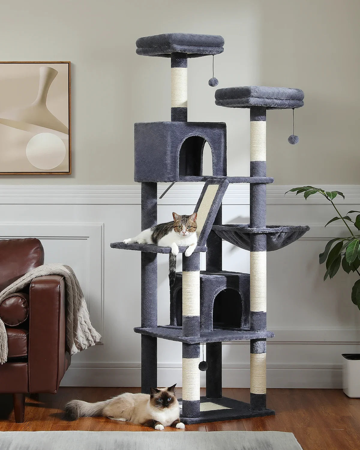 Arbre à chat Séquoia XXL Maine Coon - détail plateforme