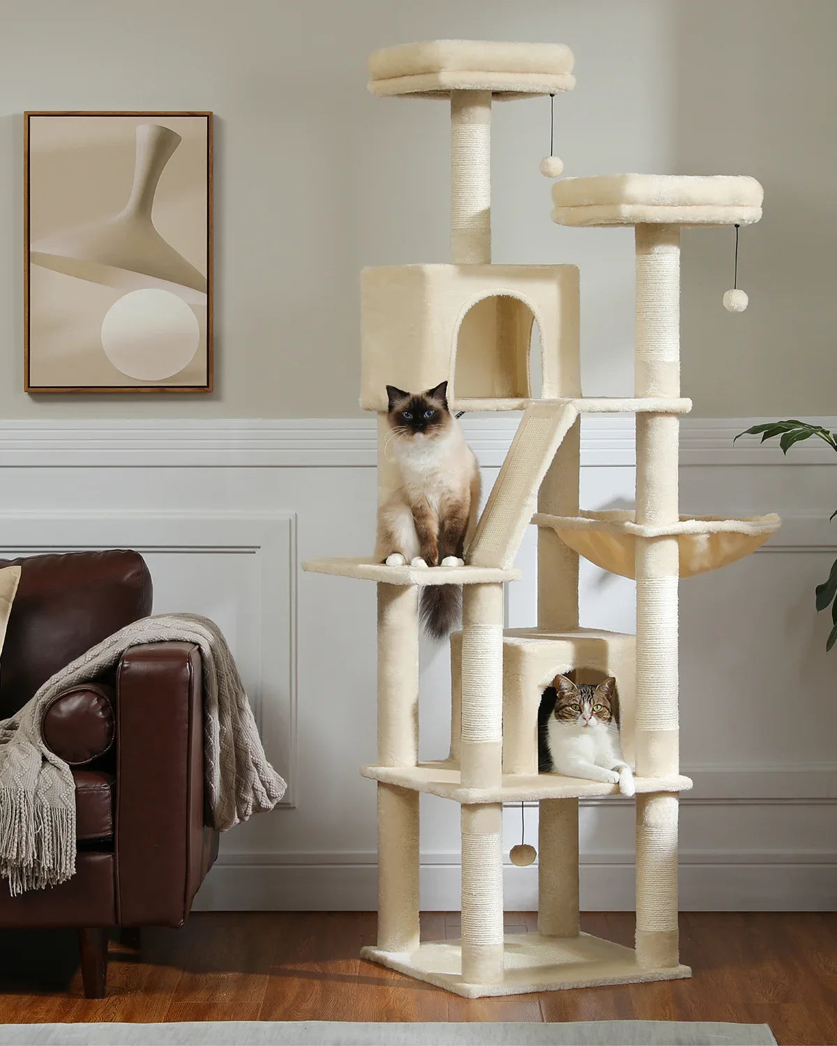Arbre à chat Séquoia XXL Maine Coon - détail structure
