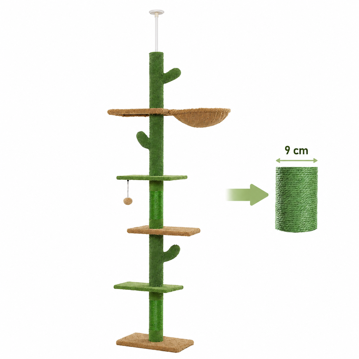 Arbre à chat Cactus - vue 2