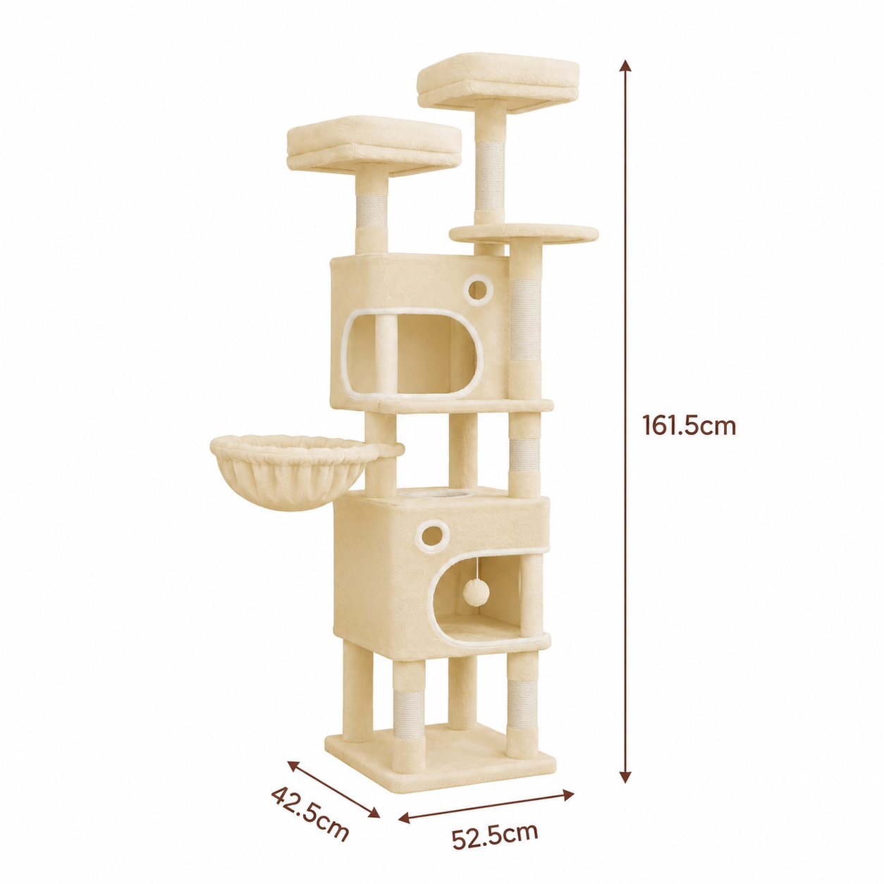 Arbre à chat Cosmos beige - vue 3