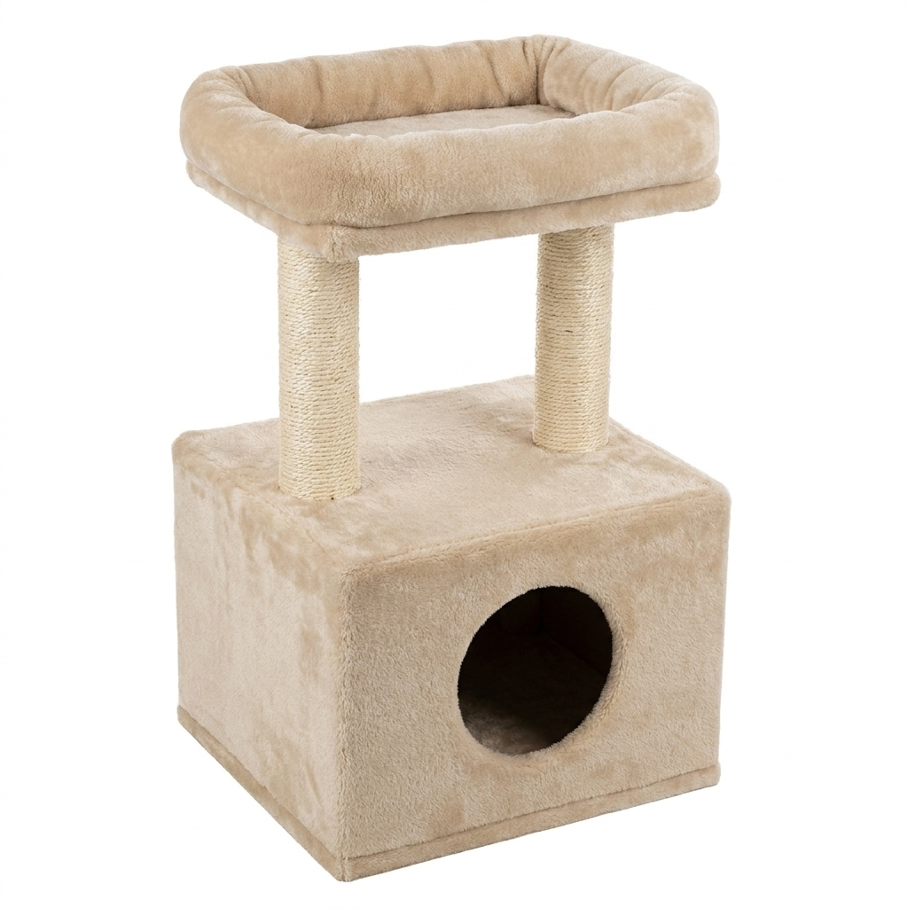 Arbre à chat Igloo - vue trois quarts