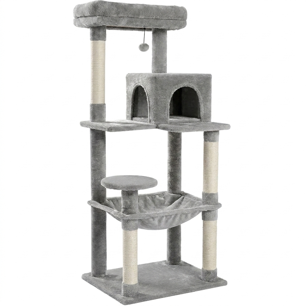 Arbre à Chat Velours - vue 3/4