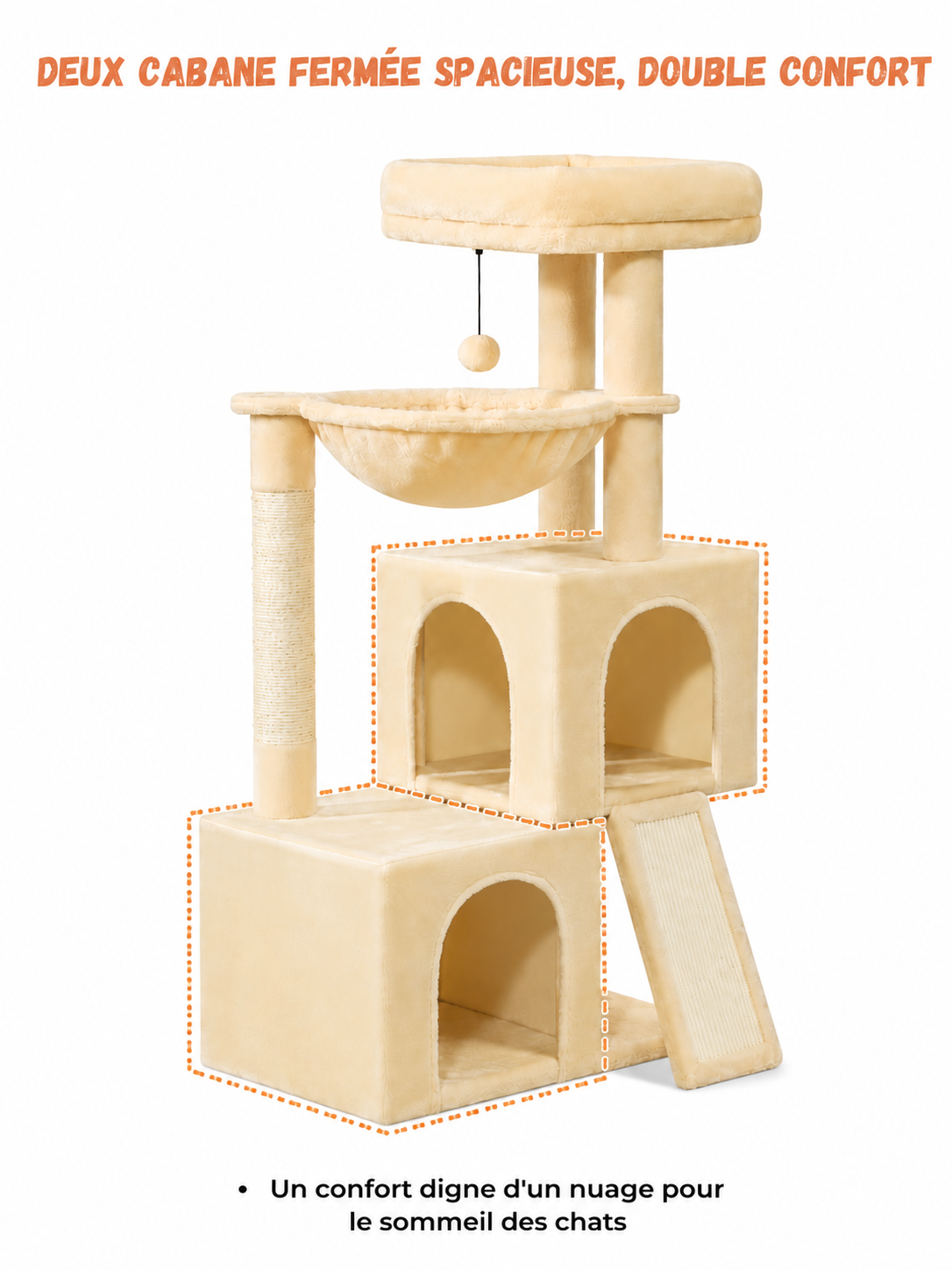 Arbre à chat Horizon beige - vue 4