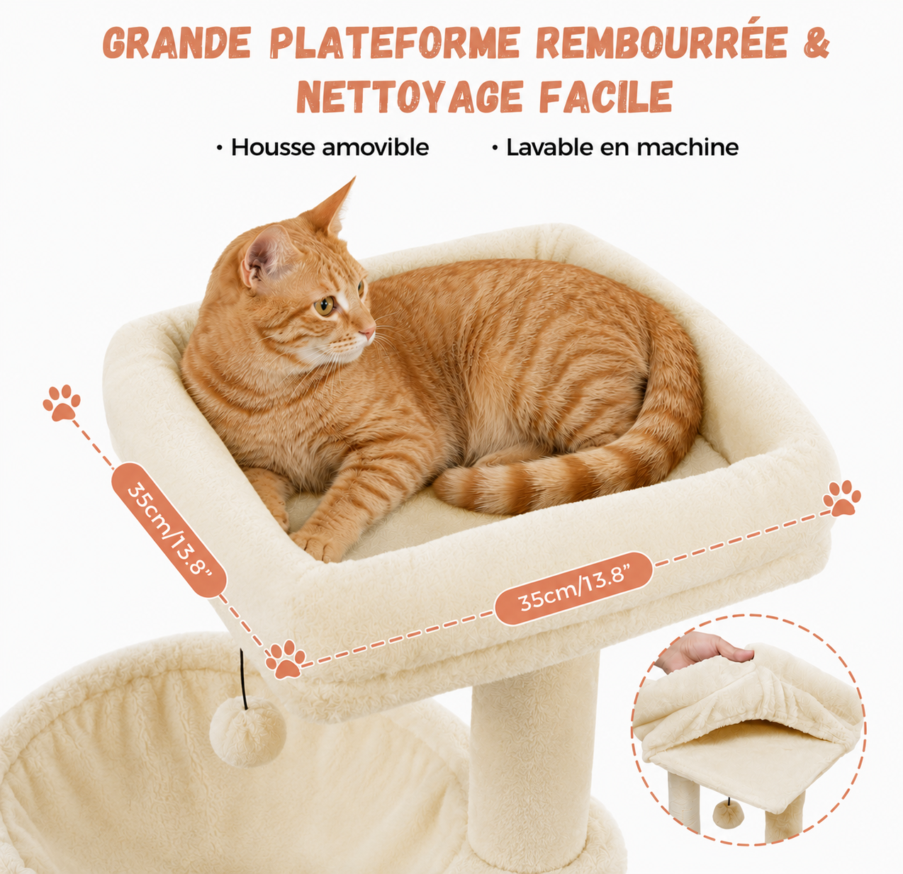 Arbre à chat Horizon beige - vue 6
