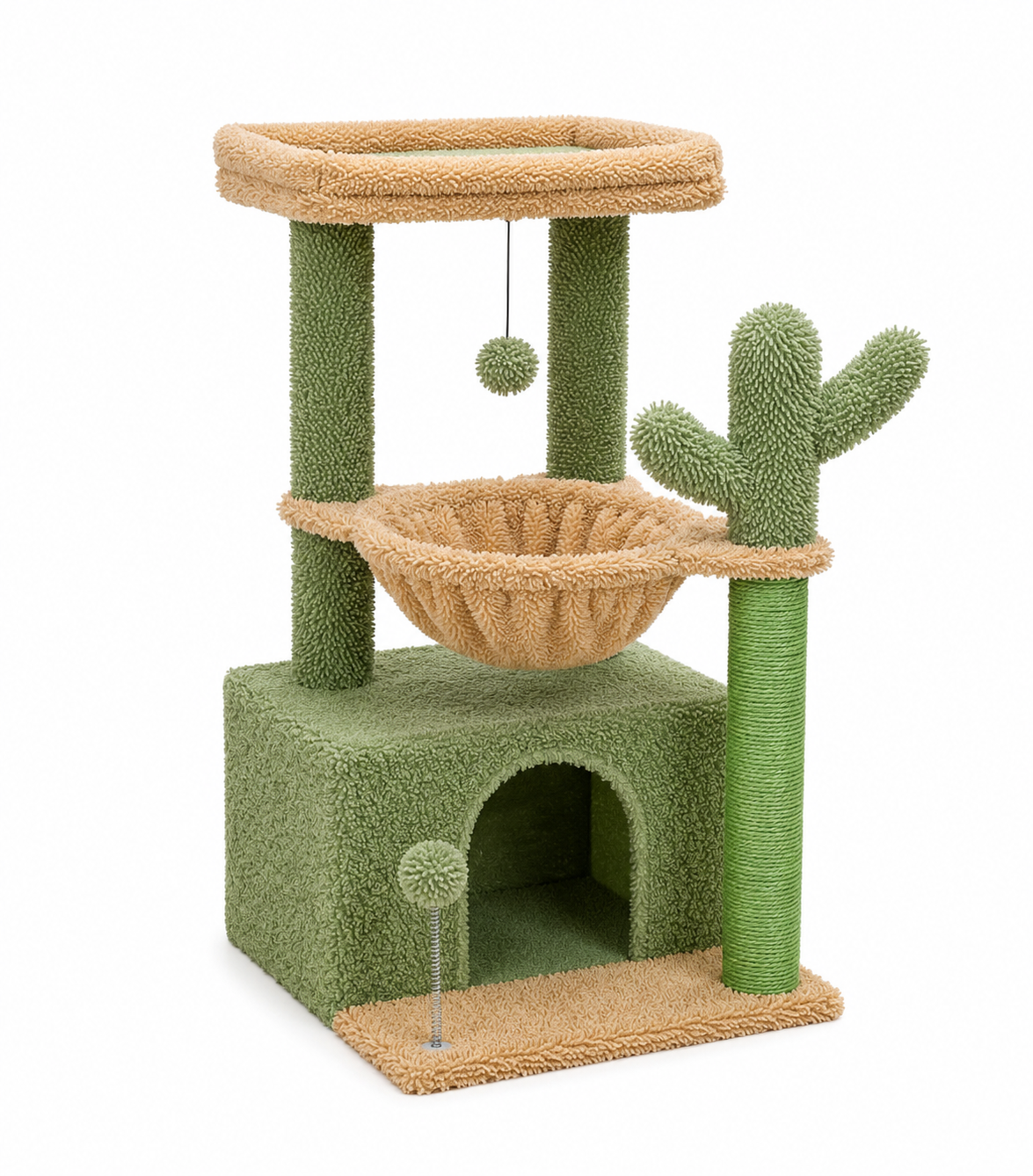 Arbre à chat Mirage vert cactus