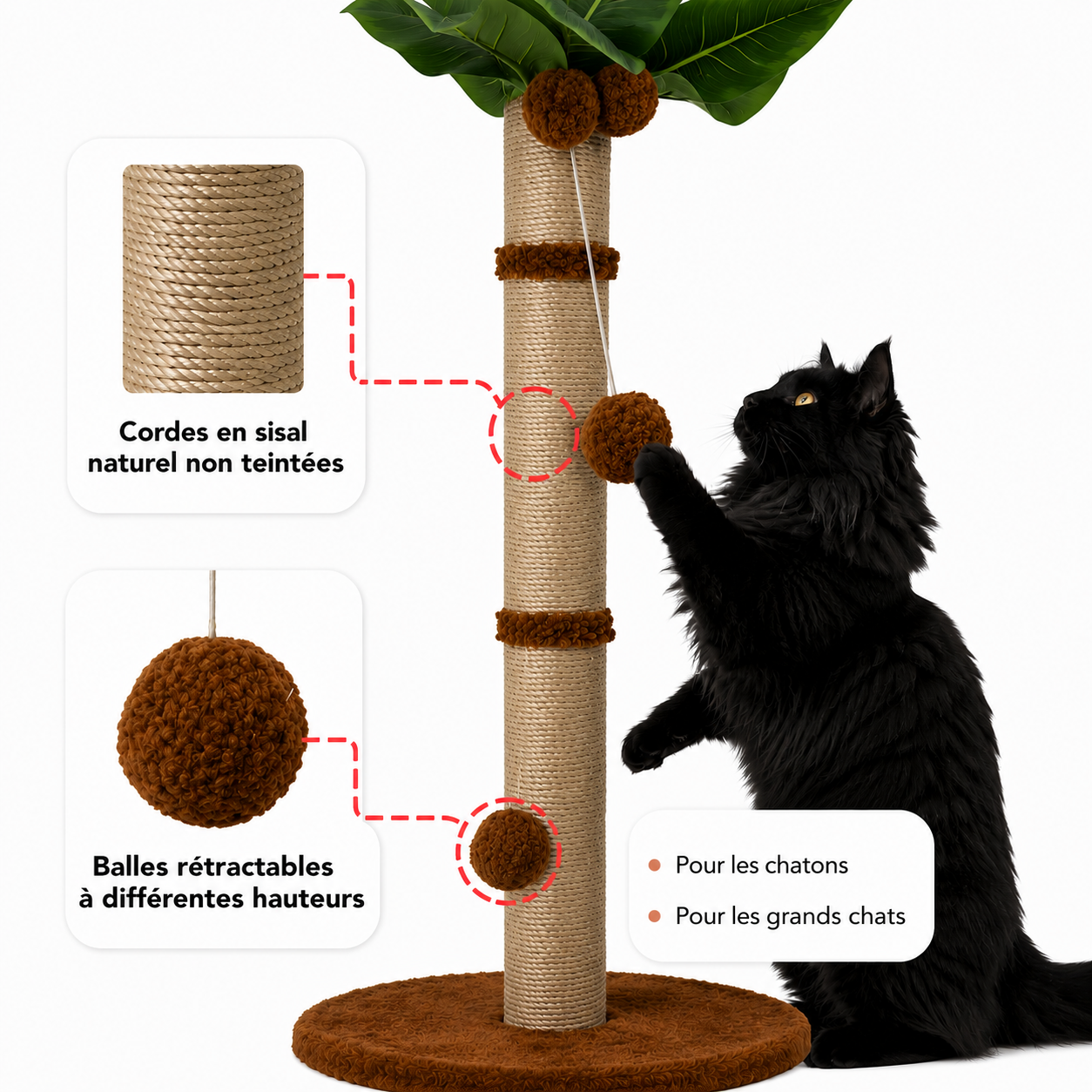 Arbre à chat Oasis brown - vue 5