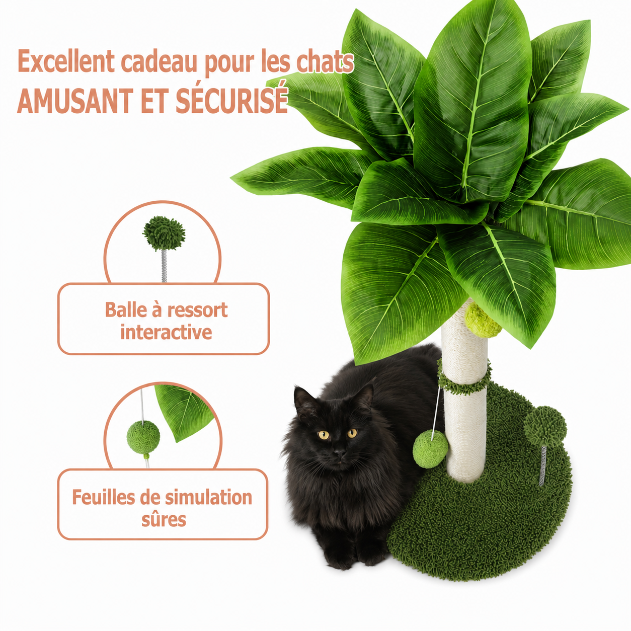 Arbre à chat Oasis dark green - vue 6