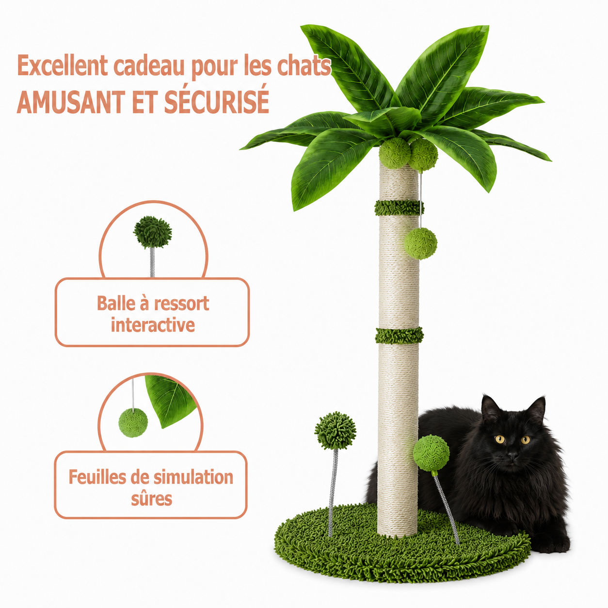 Arbre à chat Oasis dark green - vue 7