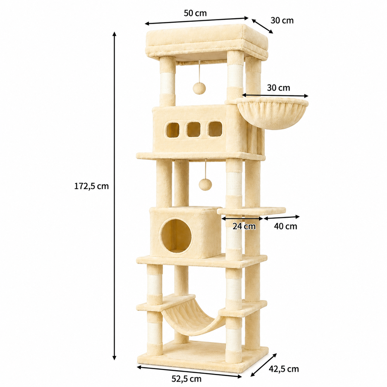 Arbre à chat Onyx beige - vue 4