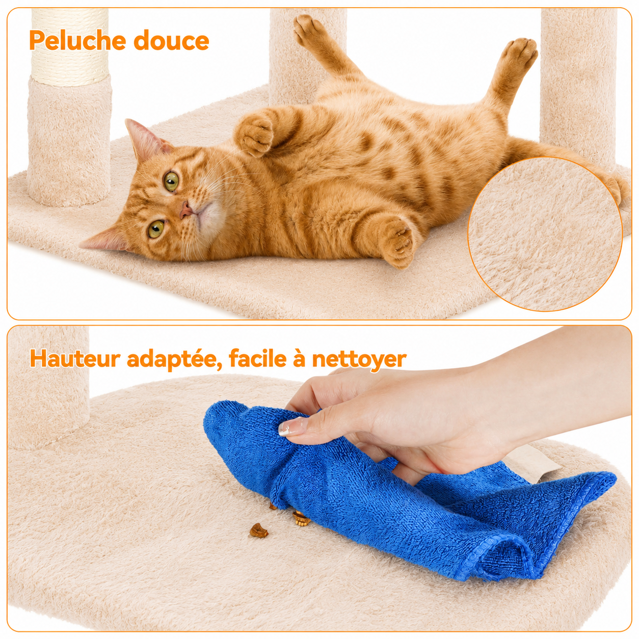 Arbre à chat Zénith beige - vue 5