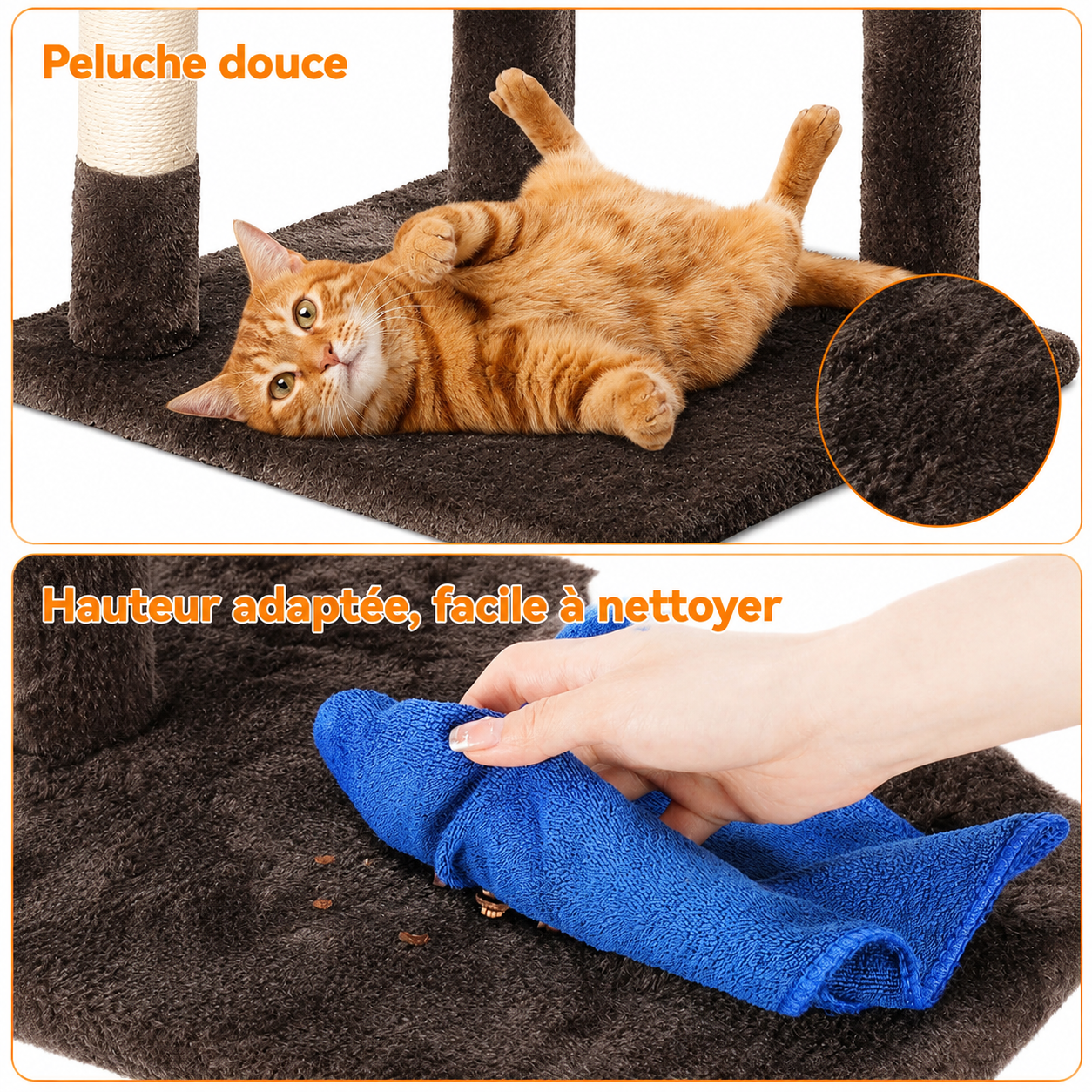 Arbre à chat Zénith marron - vue 5
